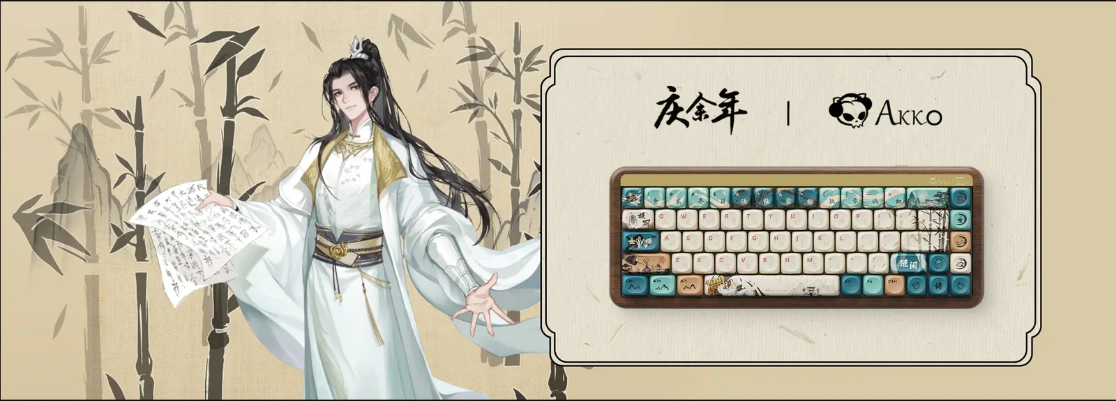 Bàn phím cơ AKKO MU01 Joy of Life (Hotswap,RGB / Multi-Modes/ Switch V3 Piano Pro)