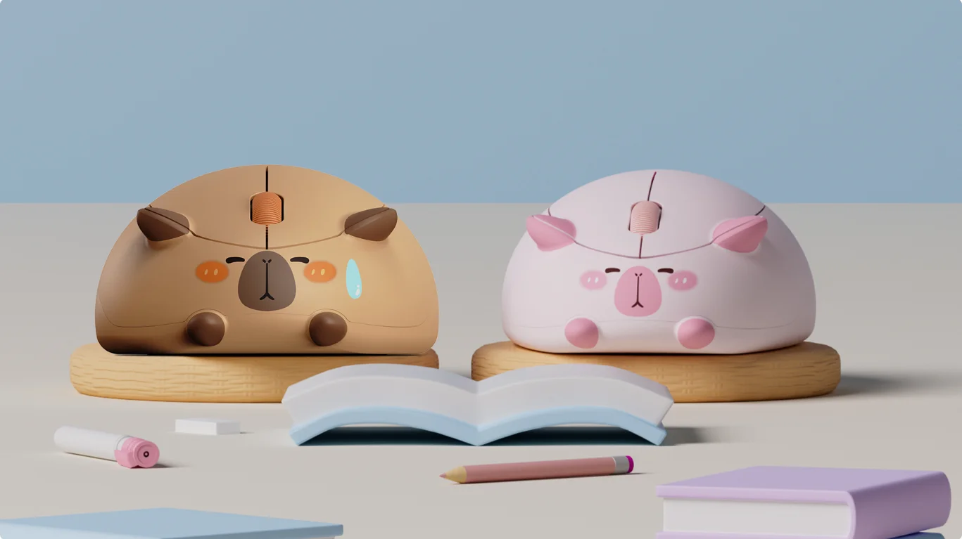 Chuột không dây AKKO Capybara Mouse