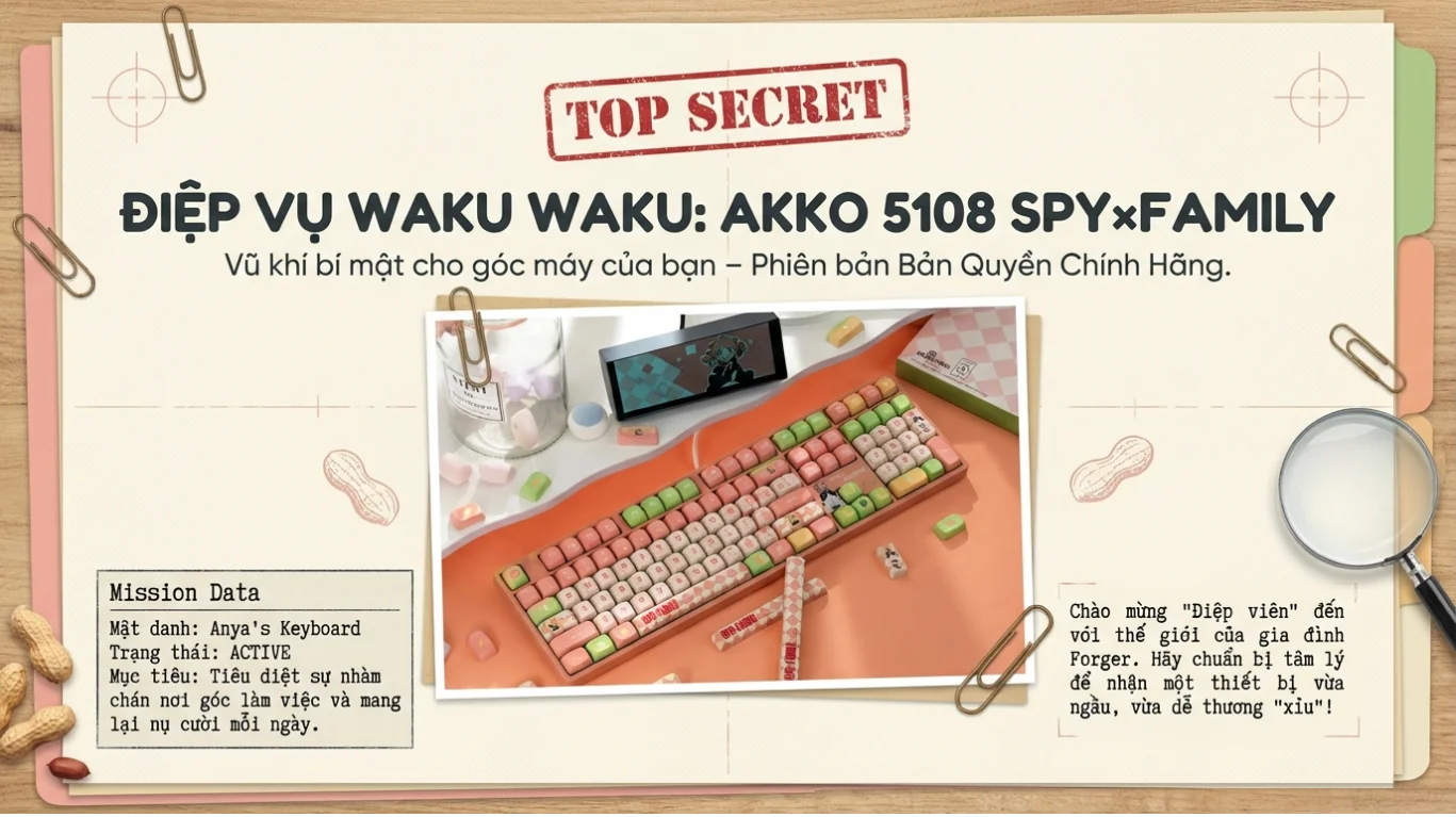 Bàn phím AKKO 5108B Plus SPY×FAMILY