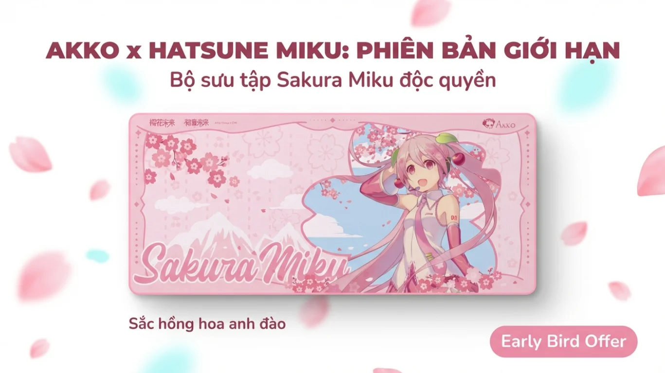 Bàn di AKKO Sakura Miku