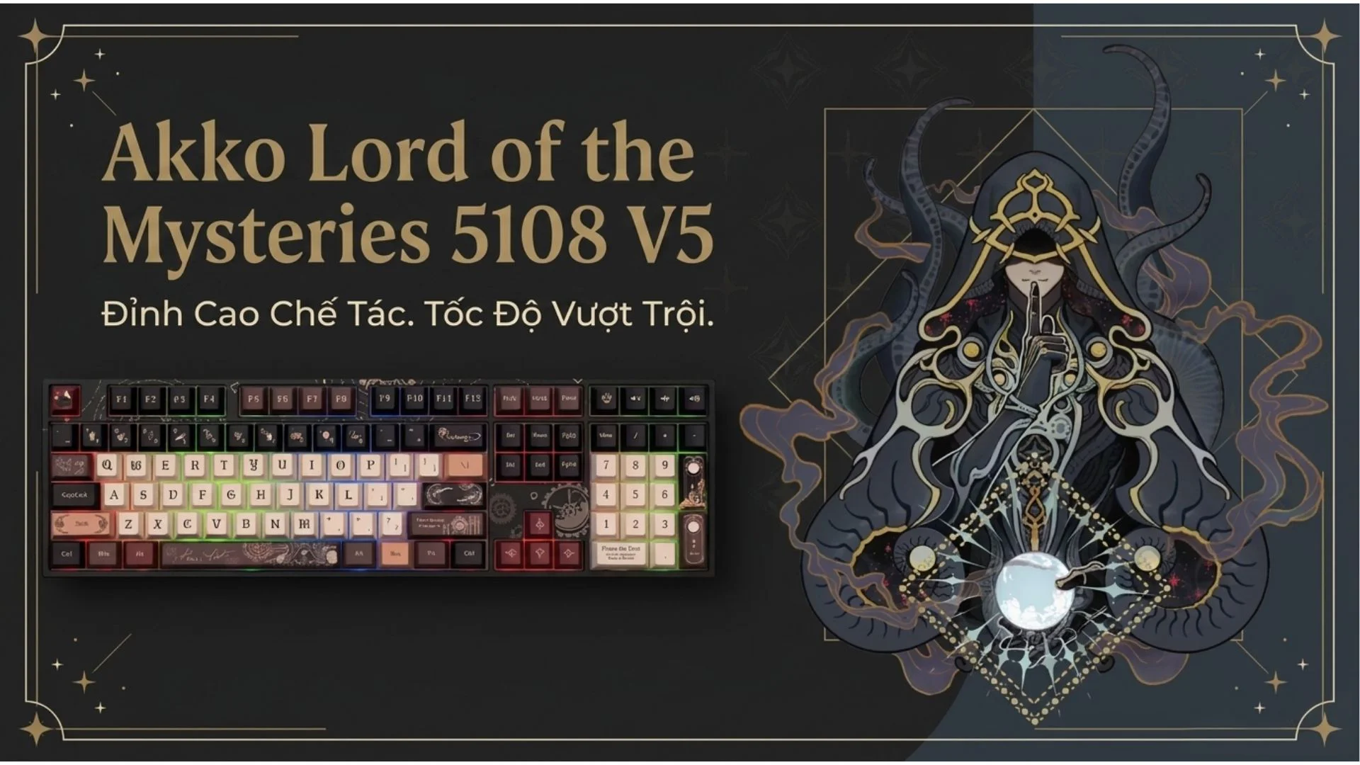Bàn phím cơ AKKO 5108 V5 Lord of the Mysteries