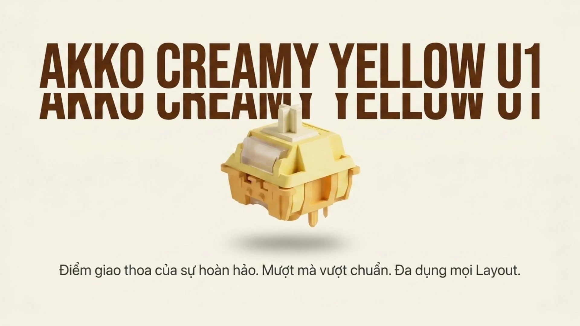 AKKO Creamy Yellow U1 Switch (100 Switch)