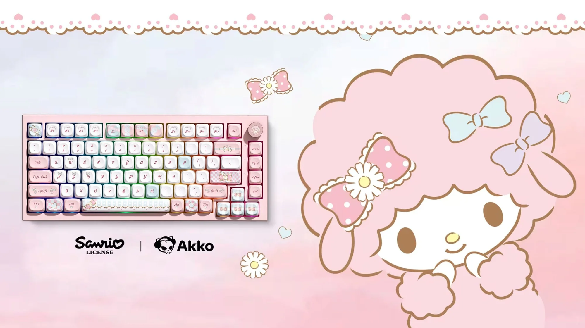 Bàn phím cơ AKKO 5075 V5 Piano Sweet