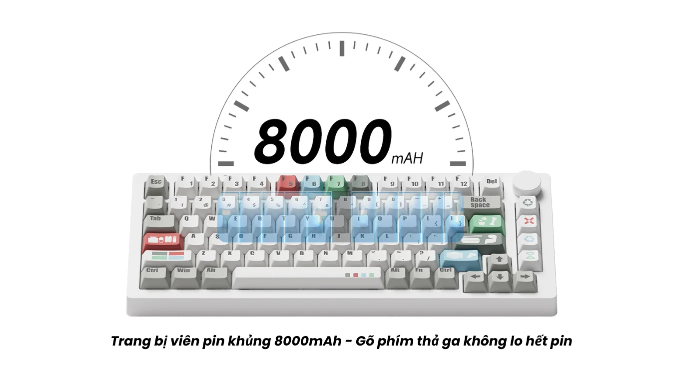Bàn phím cơ MonsGeek M1 V5 VIA Recycling Botany Switch