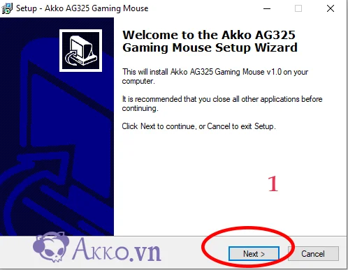 Download driver cho chuột Akko AG325