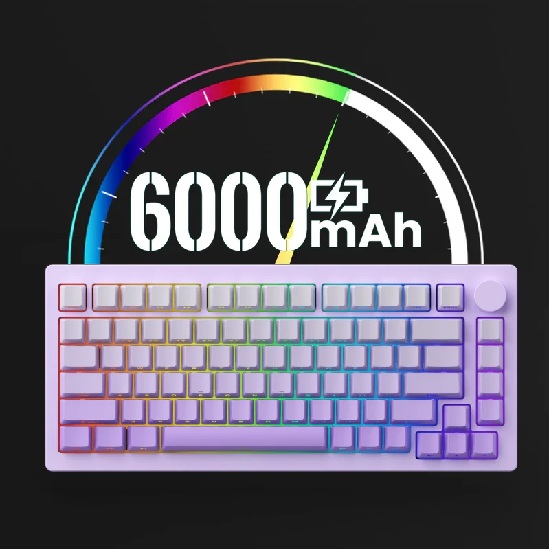 Bàn phím MonsGeek M1W HE-SP V3 Lilac Purple (Magnetic Switches – 8K Hz Polling Rate Wired USB-C – Multi mode)