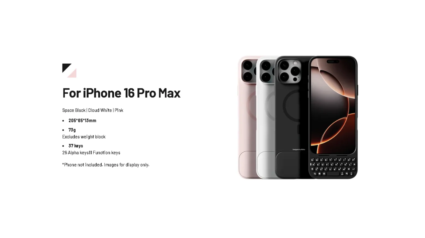 Akko MetaKey (For Iphone 17 Pro Max) Space Black | Cosmic Orange | Pink | Sky Blue | Lavender | Sage | Cloud White