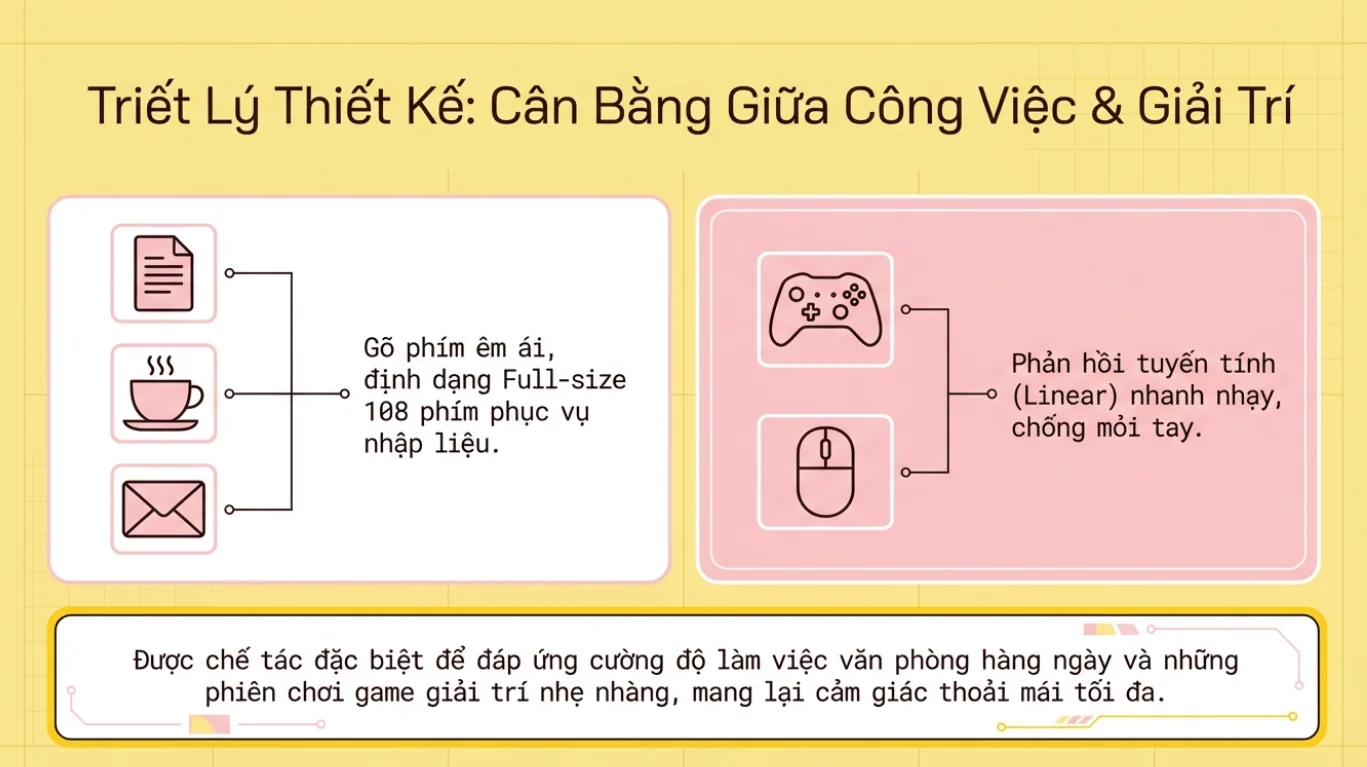 Bàn phím AKKO 3108RF V3 POCO DUCK (Hotswap/USB Type-C/Wireless/No Led)