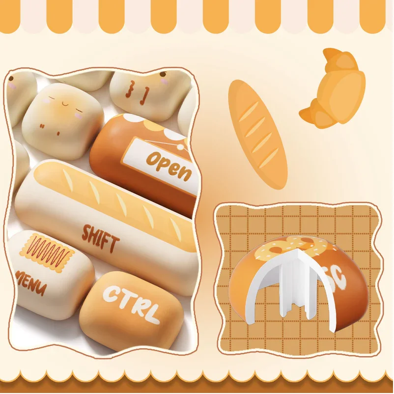 AKKO Keycap set –Bun Wonderland (PBT Dye-subbed / MOG profile / 139 nút)