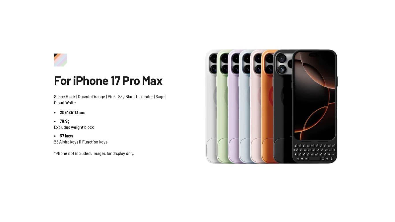 Akko MetaKey (For Iphone 17 Pro Max) Space Black | Cosmic Orange | Pink | Sky Blue | Lavender | Sage | Cloud White