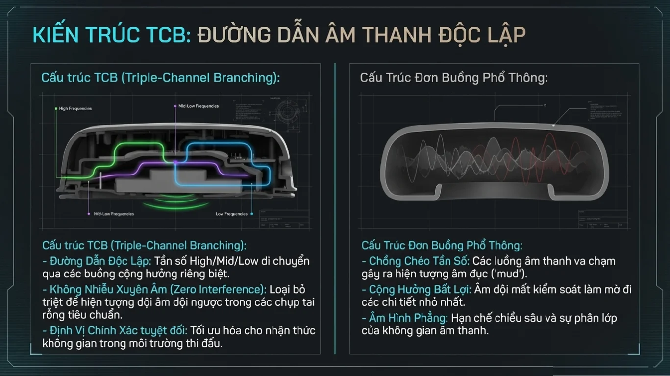 Tai nghe gaming Akko Verge S9 Ultra White ( Kết Nối Quad – Mode)