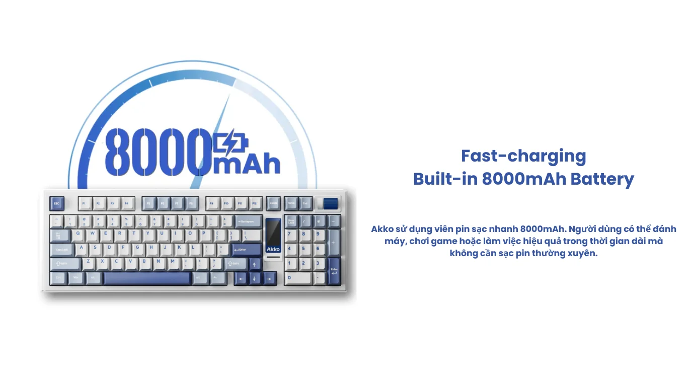 Bàn phím cơ AKKO 5098B IceFlow