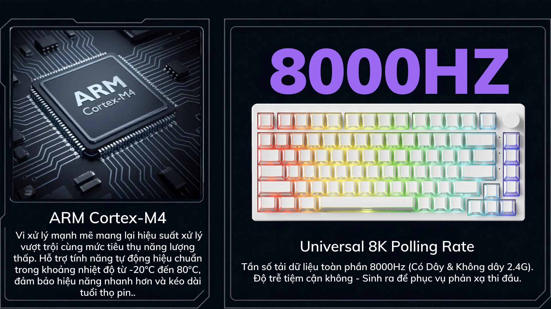 Bàn phím cơ AKKO 5075 V5 HE Comic – White