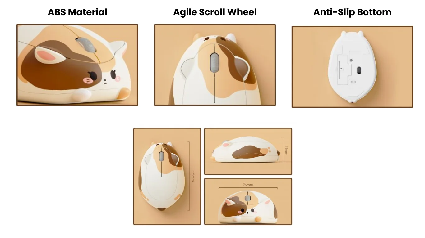 Chuột không dây AKKO Cat Theme Mouse – Calico