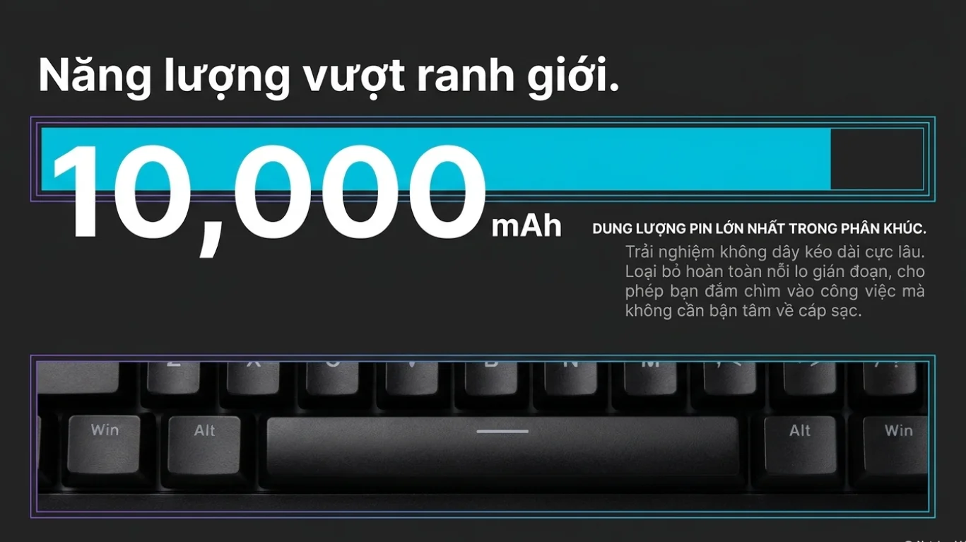 Bàn phím AKKO 5087 V3 Transparent (Bluetooth5.0/2.4GHz/USB Type-C/Hotswap/Akko V3 Piano Pro)