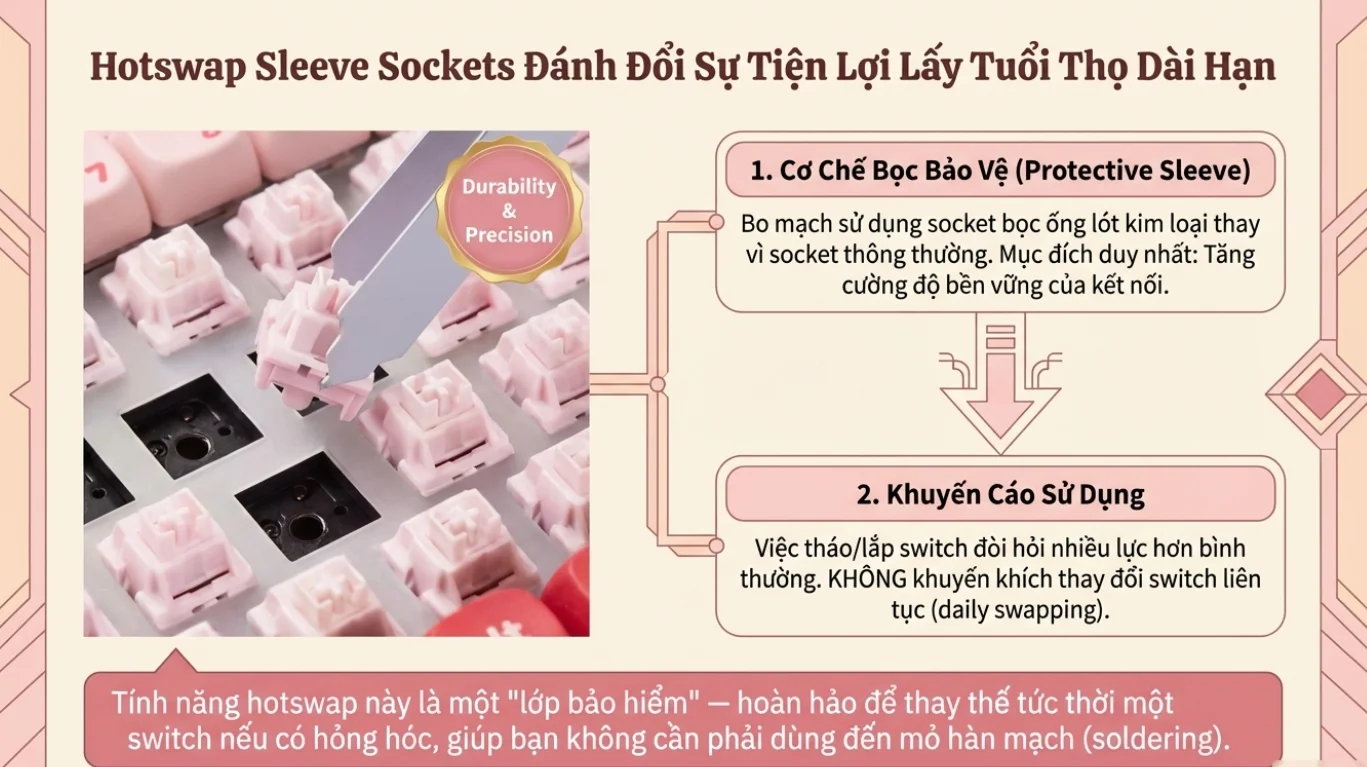 Bàn phím AKKO 3108RF V3 POCO PIGGY (Hotswap/USB Type-C/Wireless/No Led)