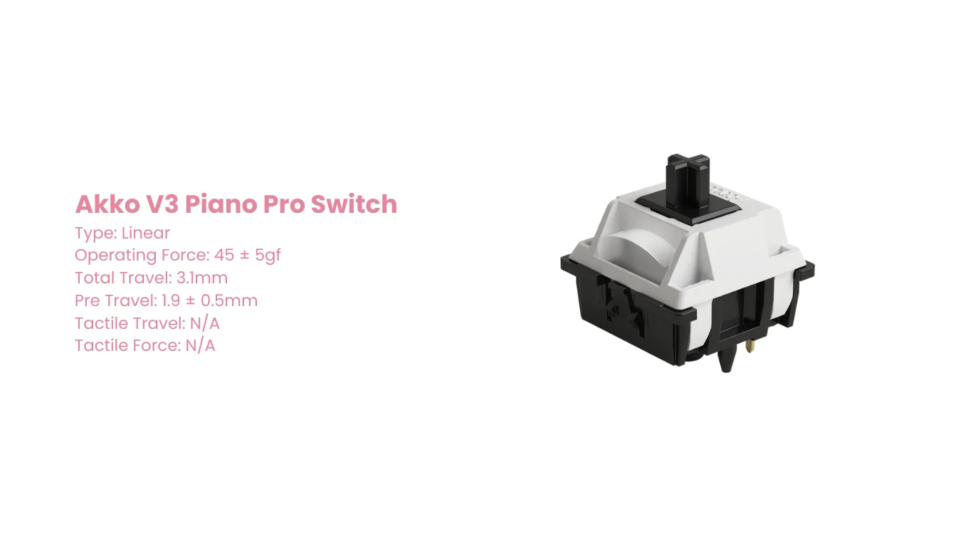 Bàn phím cơ AKKO 5108B Plus Sakura Miku Akko Piano Pro Switch