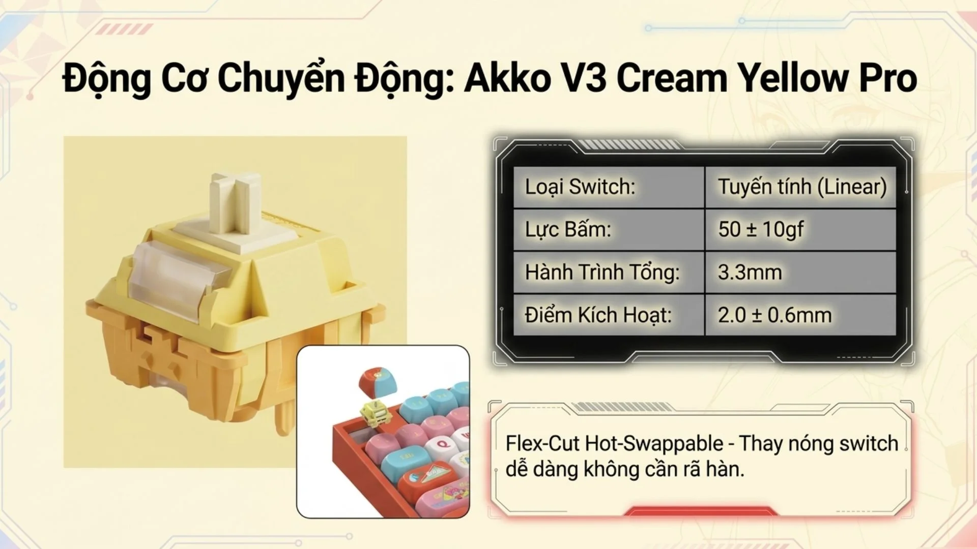 Bàn phím cơ AKKO 5108 V5 Ranma ½
