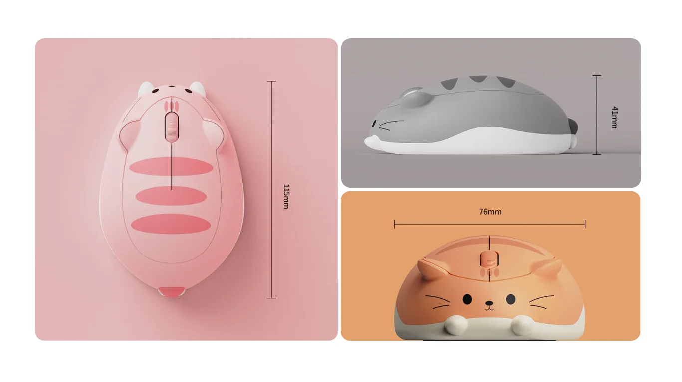 Chuột không dây Akko Cat Theme Mouse- Gary MIMO