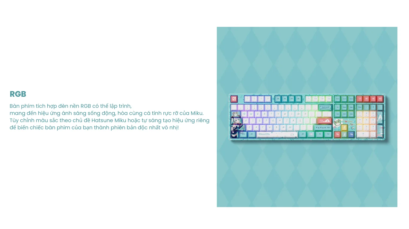 Bàn phím cơ AKKO 5108B Plus Hatsune Miku Akko Piano Pro Switch