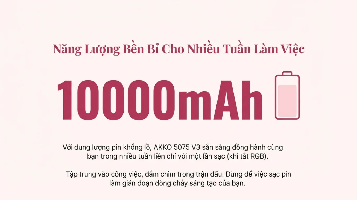 Bàn phím cơ AKKO 5075 V3 Prunus Lannesiana