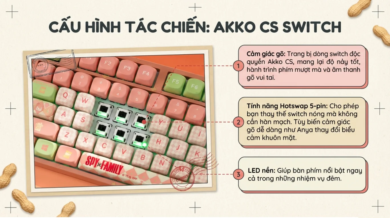 Bàn phím AKKO 5108B Plus SPY×FAMILY