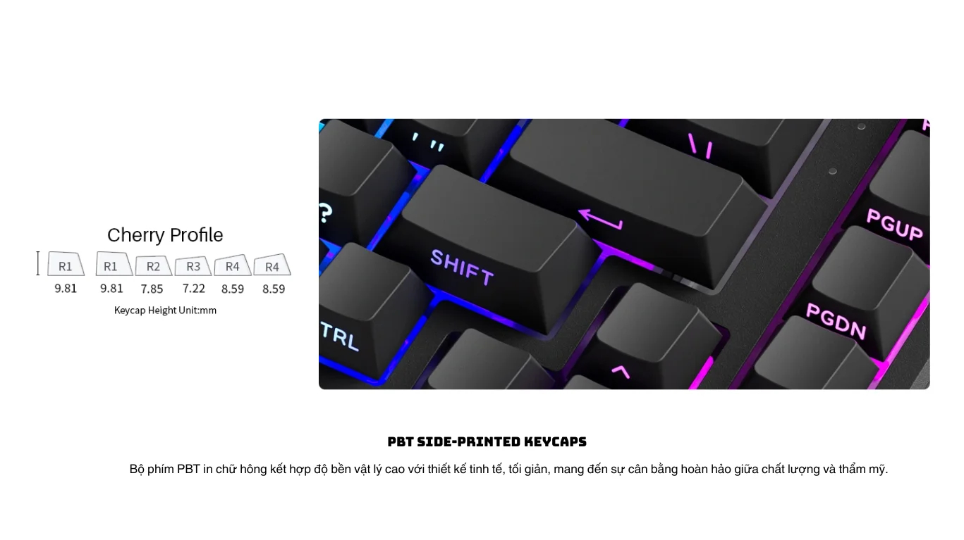 Bàn phím cơ AKKO TAC75 Black HE Astrolink Magnetic Switch