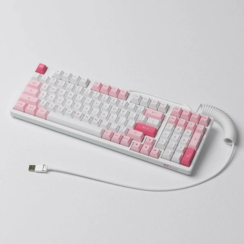 AKKO Coiled Cable (Black / White / Pink / Blue)