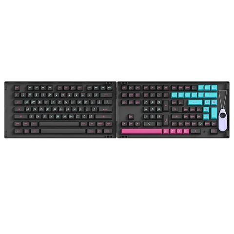 AKKO Keycap set – Midnight (PBT Double-Shot/ASA profile/178 nút)