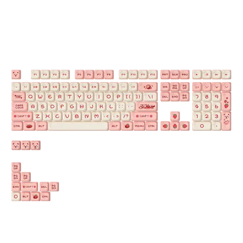 AKKO Keycap set – Dim Sum Bear (PBT Dye-subbed / OEM profile / 122 nút)