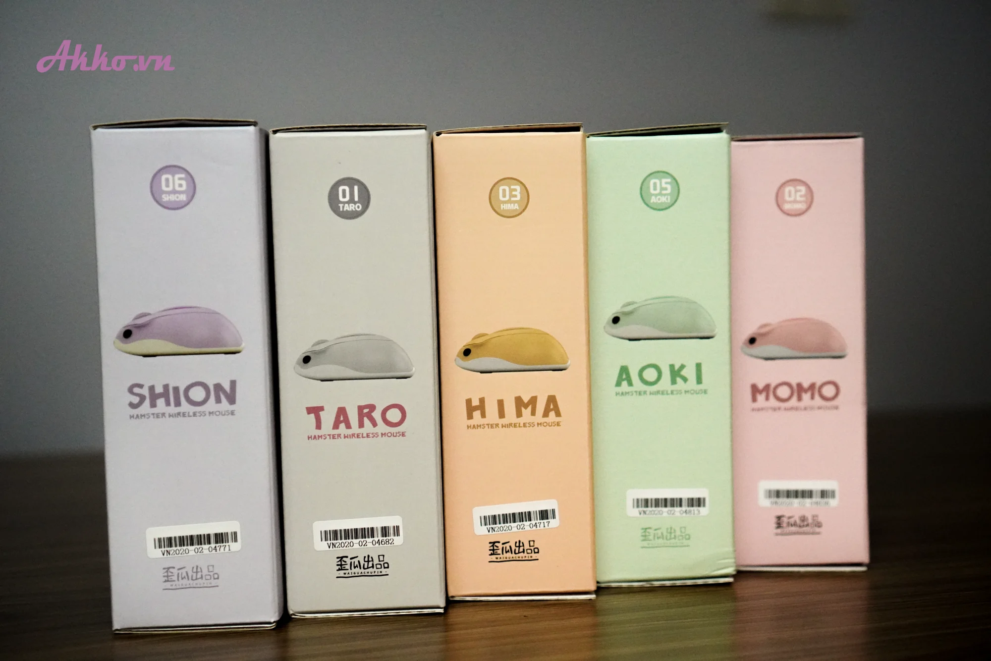 Mở hộp chuột Akko X Hamster Wireless chính hãng