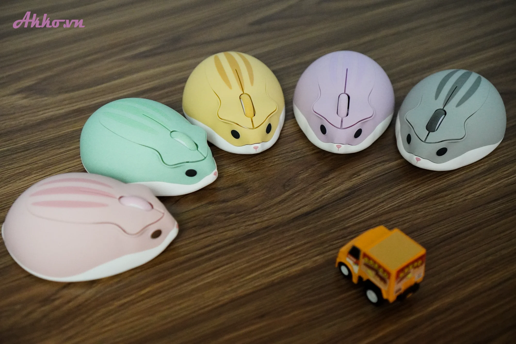 Mở hộp chuột Akko X Hamster Wireless chính hãng
