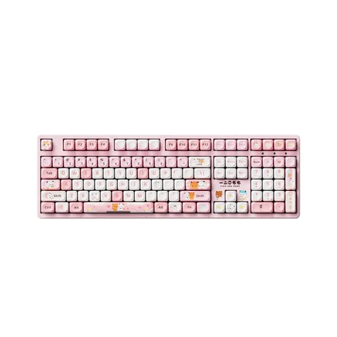 Bàn phím AKKO 3108 V3 Yier and Bubu Pink (Hotswap/USB Type-C/White Led)