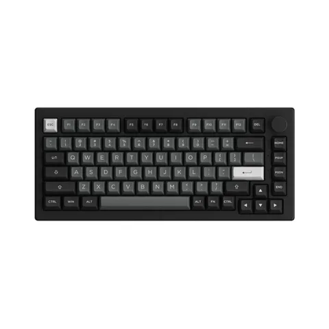 Bàn phím cơ AKKO 5075S Black&Silver (Hotswap/Led RGB/USB Type-C)