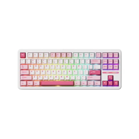 Bàn phím cơ AKKO TAC87 Prunus Lannesiana Stellar Rose Switch - 3 Mode