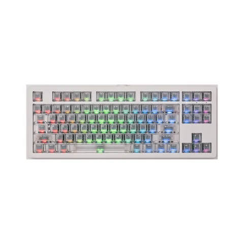 Bàn phím cơ MonsGeek M3 V5 HE White Transparent
