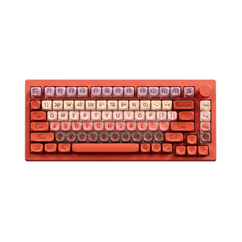 Bàn phím cơ Veekos K75 Wine Red - 1mode