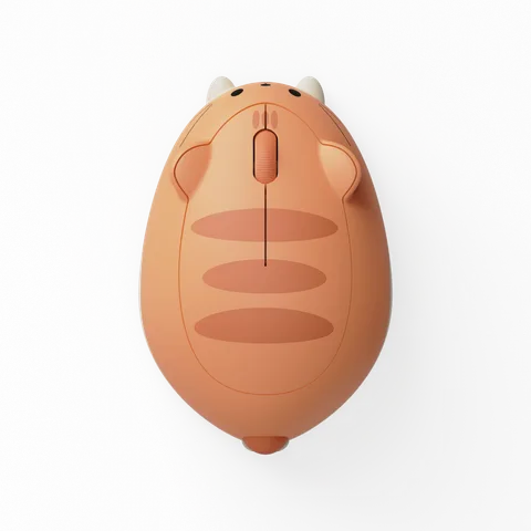 Chuột không dây Akko Cat Theme Mouse -Orange KATE