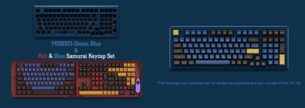 Kit bàn phím cơ AKKO Designer Studio – MOD003 (Hotswap 5 pin / RGB / Foam tiêu âm / Foam đáy / Gasket Mount)