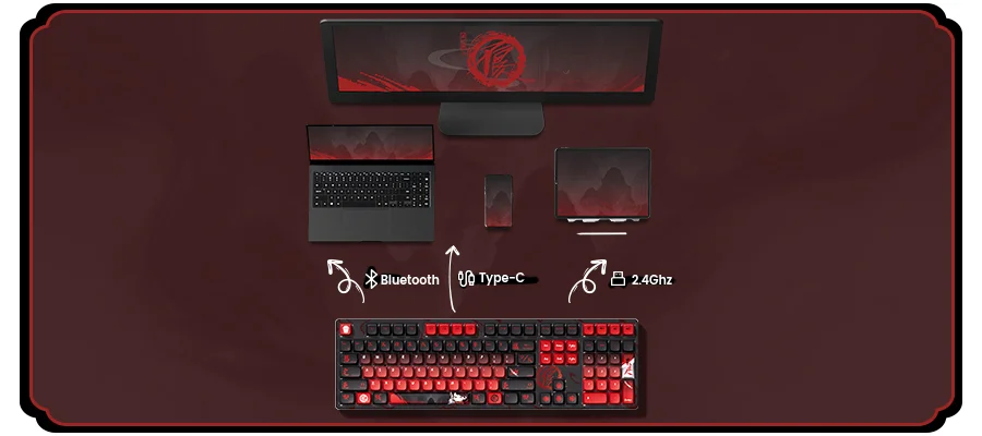 Bàn phím AKKO 5108B Plus Degenerate (RGB / Hotswap / Piano Pro SW/ Multi-mode)