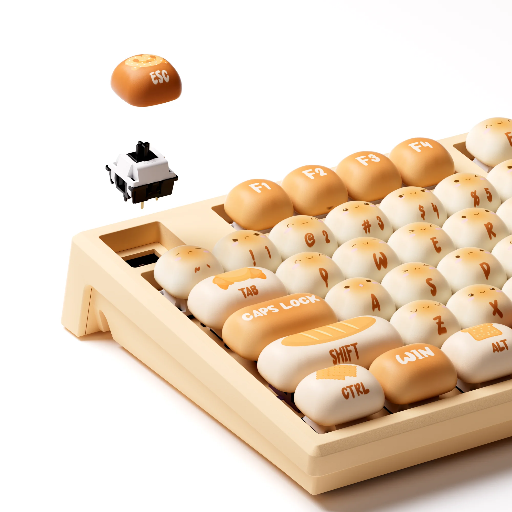 Bàn phím MonsGeek MG108B Bun Wonderland (RGB / Hotswap / Piano Pro SW/ Multi-mode)