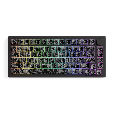 Bàn phím MonsGeek M1 V5-SP Contour Black (RGB/Aluminum/Akko V3 Piano Pro)