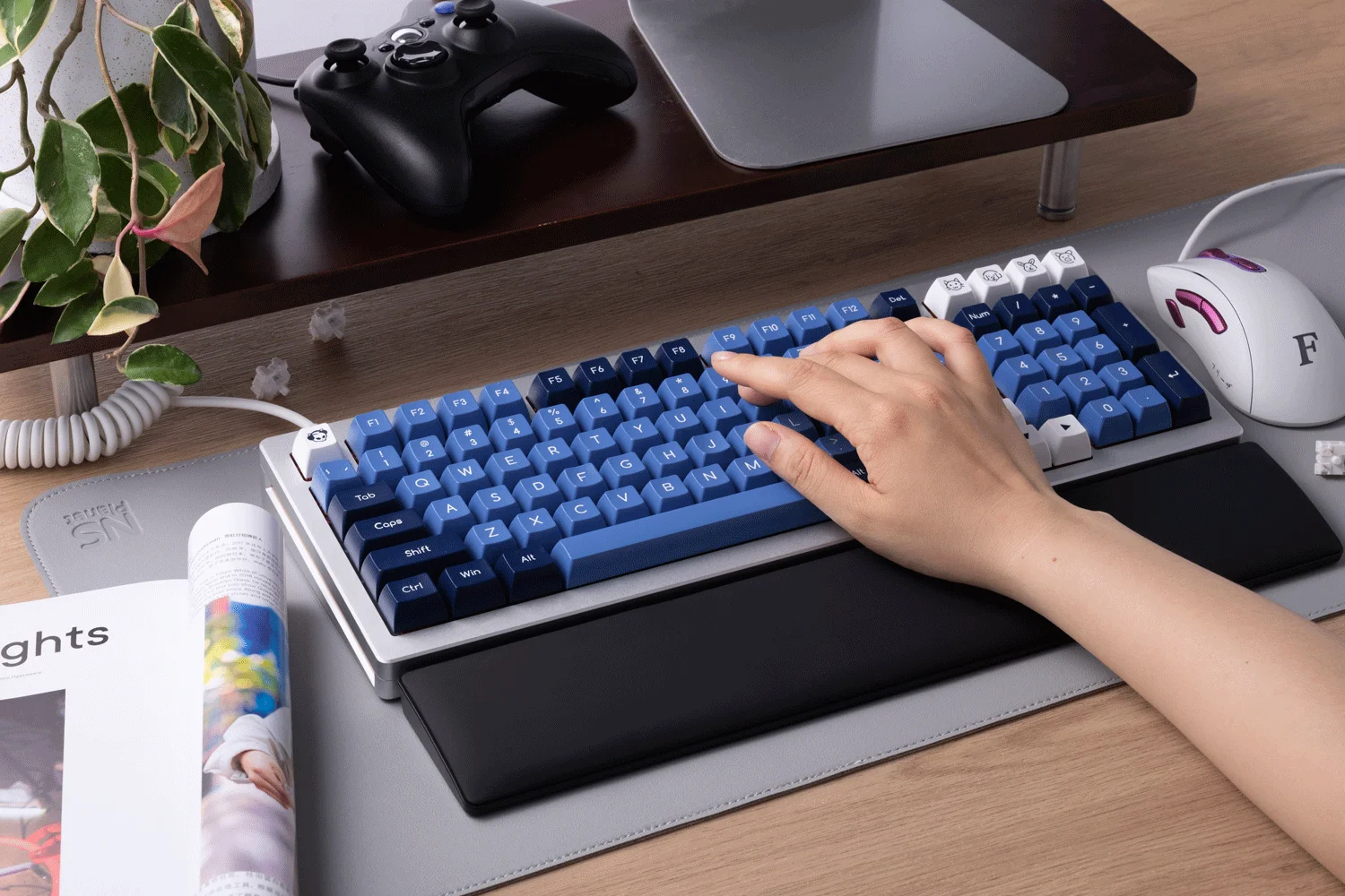 Kê tay MonsGeek Black 87/98 Wrist Rest