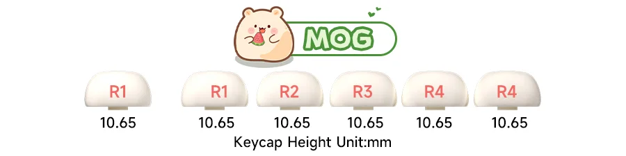 AKKO Keycap set – Watermelon (PBT Dye-subbed / MOG profile / 139 nút)