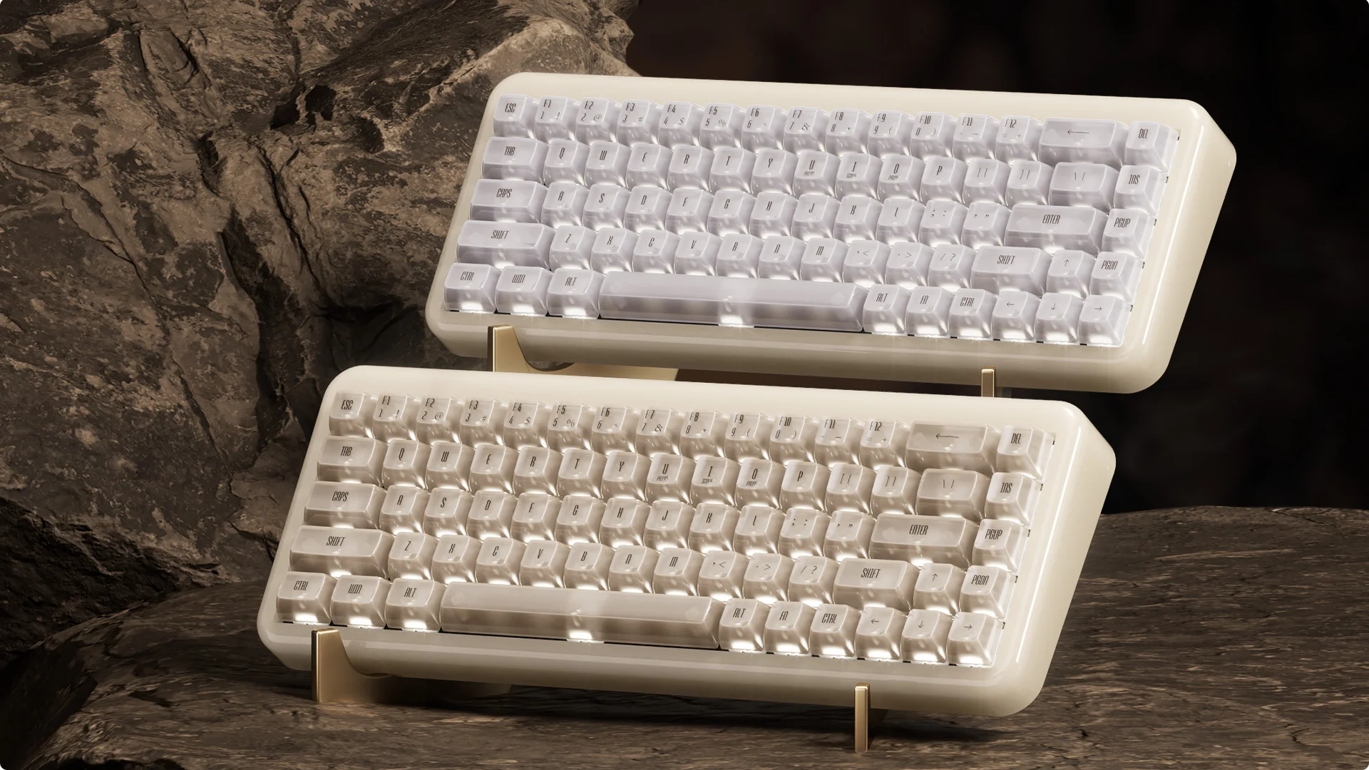 Bàn phím AKKO YU01 White Jade (RGB / Hotswap / Piano Pro SW/ Multi-mode)