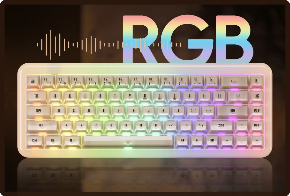 Bàn phím AKKO YU01 White Jade (RGB / Hotswap / Piano Pro SW/ Multi-mode)