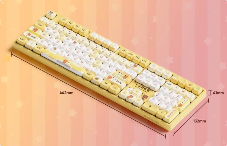 Bàn phím AKKO 5108B Plus Yier and Bubu yellow