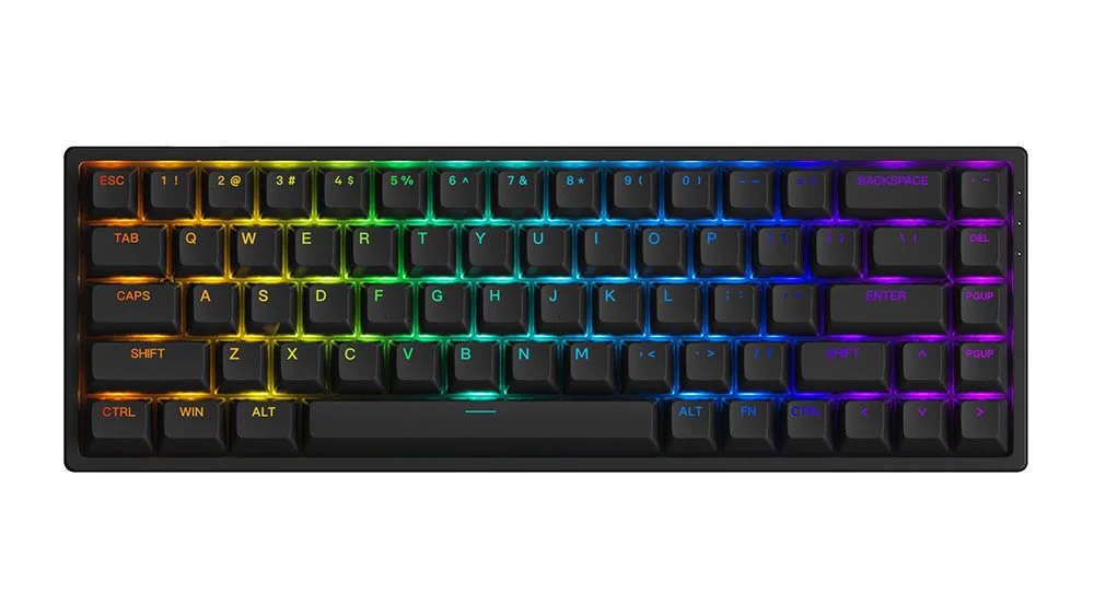 AKKO 3068 v2 RGB – Black (Foam tiêu âm / Hotswap / AKKO CS Jelly switch)