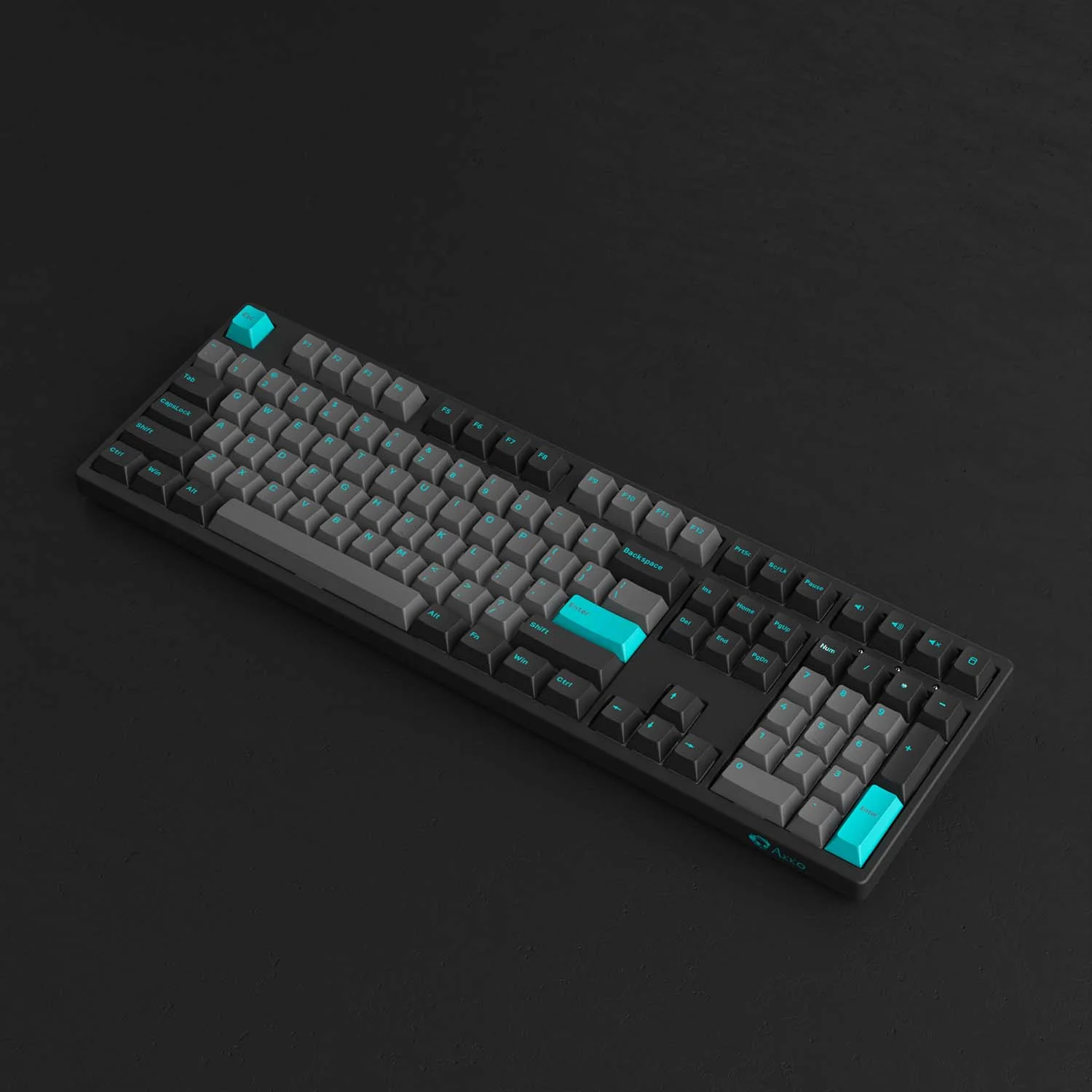 AKKO 3108 Plus Black & Cyan (Foam tiêu âm / AKKO CS switch)