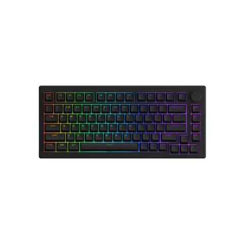 AKKO ASA Shine-Through Keycap set – Black (Xuyên LED / ASA profile / 131 nút)